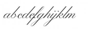 Feather Script Regular Font LOWERCASE