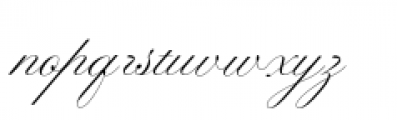 Feather Script Regular Font LOWERCASE