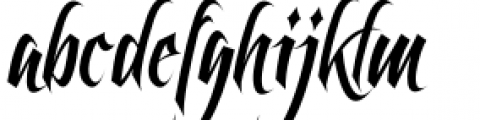 Feathergraphy Clean Font LOWERCASE