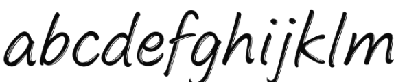 Feltful Regular Font LOWERCASE