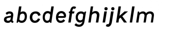 Fenwick Regular Italic Font LOWERCASE
