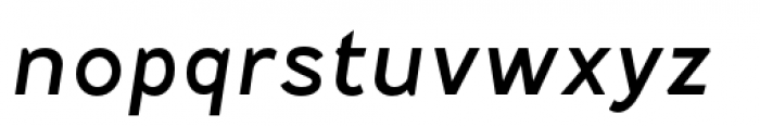 Fenwick Regular Italic Font LOWERCASE
