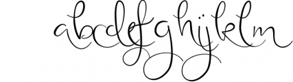 Featherly Font - wedding font 1 Font LOWERCASE