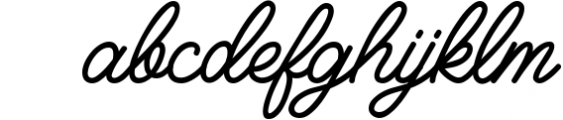 Felician Monoline Script 2 Font LOWERCASE