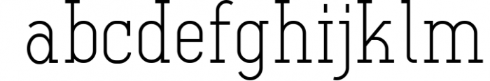 Ferguson Slab Font Family 5 Font LOWERCASE