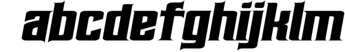 Feronne Serif Gothic Family 1 Font LOWERCASE
