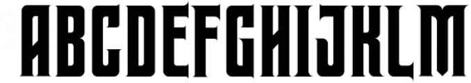 Feronne Serif Gothic Family 2 Font UPPERCASE