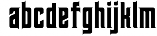Feronne Serif Gothic Family 2 Font LOWERCASE