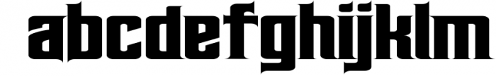 Feronne Serif Gothic Family 3 Font LOWERCASE