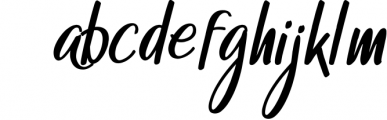 Feuille Rosemary Font LOWERCASE