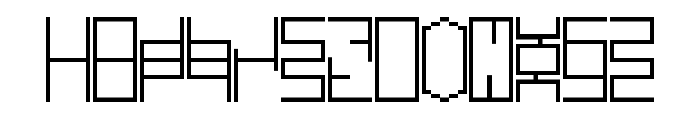 FE-Headlong Font LOWERCASE