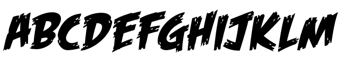 Feast of Flesh BB Italic Font LOWERCASE