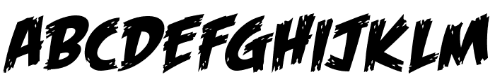 FeastofFleshBB-Italic Font UPPERCASE