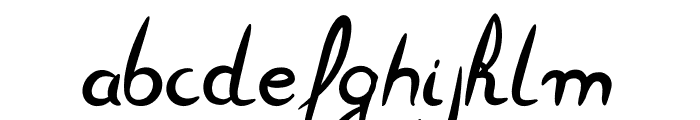 FeatherScript Font LOWERCASE
