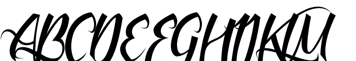 Feathergraphy Clean Font UPPERCASE