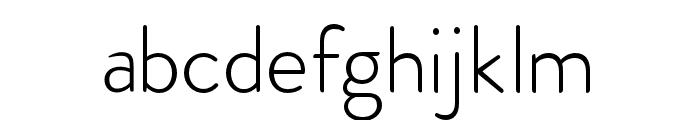Febrero-Light Font LOWERCASE