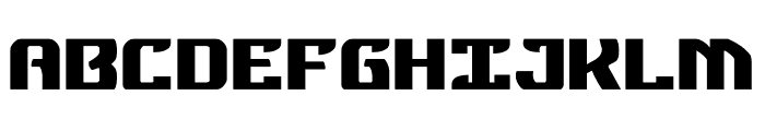 Federal Blue Expanded Font UPPERCASE