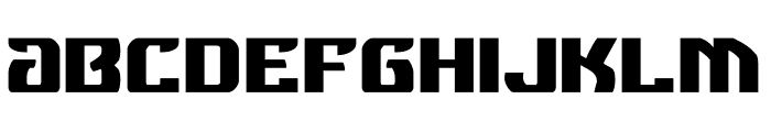 Federal Blue Expanded Font LOWERCASE