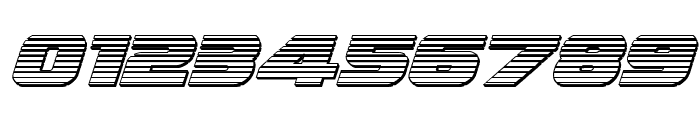 Federal Escort Chrome Italic Font OTHER CHARS