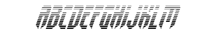 Fedyral Gradient Italic Font UPPERCASE