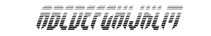 Fedyral Gradient Italic Font LOWERCASE