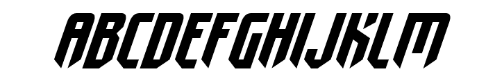 Fedyral II Expanded Italic Font LOWERCASE