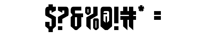 Fedyral II Expanded Font OTHER CHARS