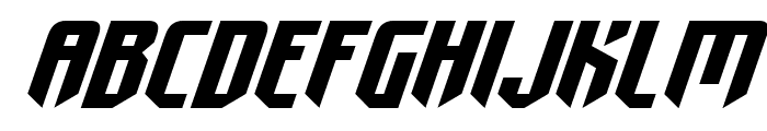 Fedyral II Extra-Expanded Italic Font LOWERCASE