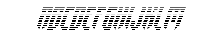 Fedyral II Gradient Italic Font LOWERCASE