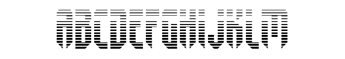 Fedyral II Gradient Font UPPERCASE