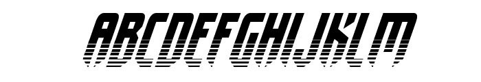 Fedyral II Halftone Italic Font LOWERCASE