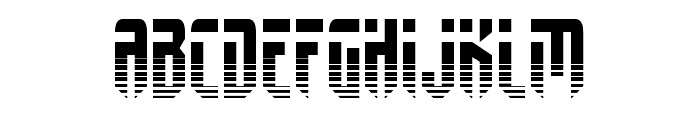 Fedyral II Halftone Font UPPERCASE