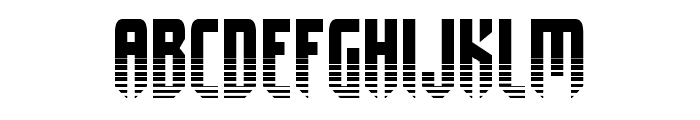 Fedyral II Halftone Font LOWERCASE