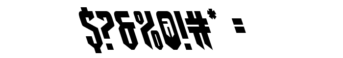 Fedyral II Leftalic Font OTHER CHARS