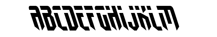 Fedyral II Leftalic Font UPPERCASE