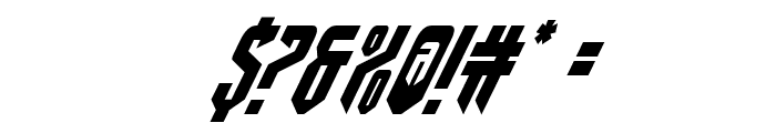 Fedyral II Super-Italic Font OTHER CHARS