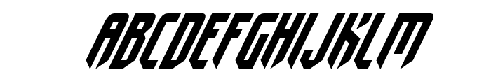 Fedyral II Super-Italic Font LOWERCASE