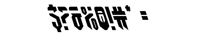 Fedyral Leftalic Font OTHER CHARS