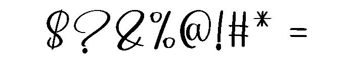 Feel Anything Font OTHER CHARS