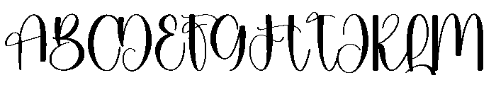 Feel Anything Font UPPERCASE