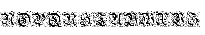 Feinsliebchen Barock Regular Font UPPERCASE