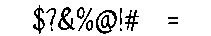 Felleria Regular Font OTHER CHARS