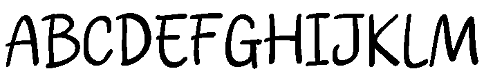 Felleria Regular Font UPPERCASE