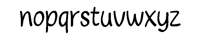 Felleria Regular Font LOWERCASE