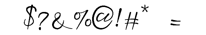 Fellisa Font OTHER CHARS