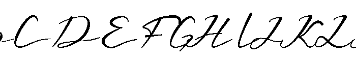 Fellisa Font UPPERCASE