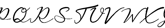 Fellisa Font UPPERCASE