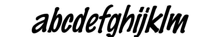FeltMark-Italic Font LOWERCASE