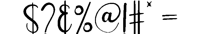 Feminine Font OTHER CHARS