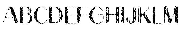 Fencing Ghost Font UPPERCASE